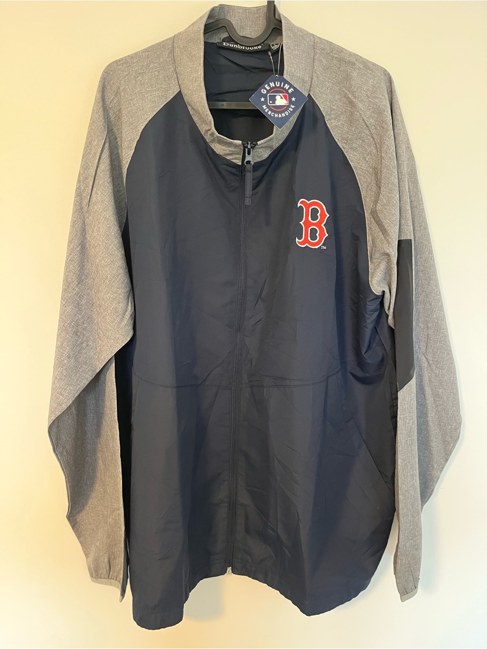 Dunbrooke Navy & Gray Boston B Lightweight Zip Jacket